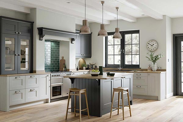 Florence: Graphite & Light Grey